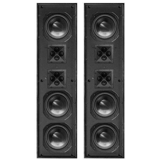 James Centergy 5.25" Left, Right and Centre In-Wall Soundbar With White Grille and Custom Options: PAIR