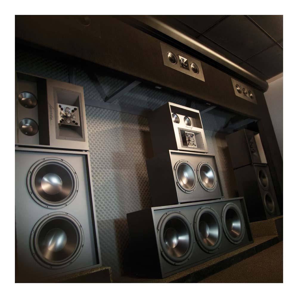 James Dual 12" Maverick Series Free Standing Subwoofer For LCR or LFE Use, Studio Black 1