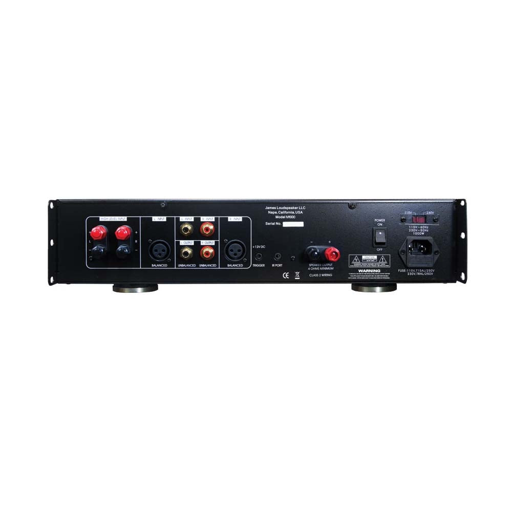 James M1000 Mono Subwoofer Amplifier With DSP, 2U 1