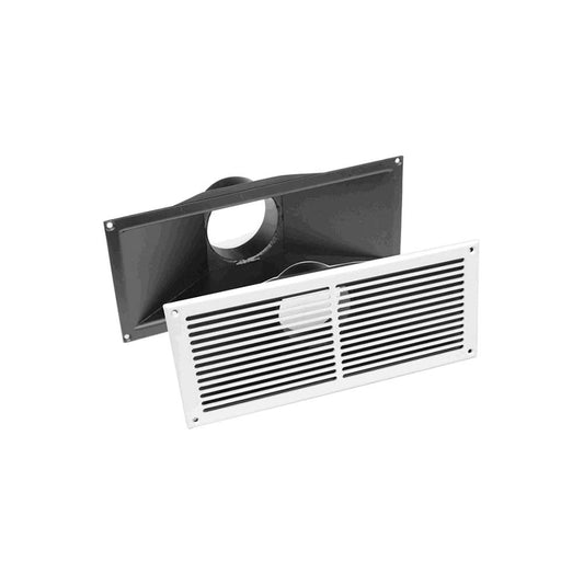 James PowerPipe Straight Entry Port Floor Vent 6" / 152mm x 14" / 101mm