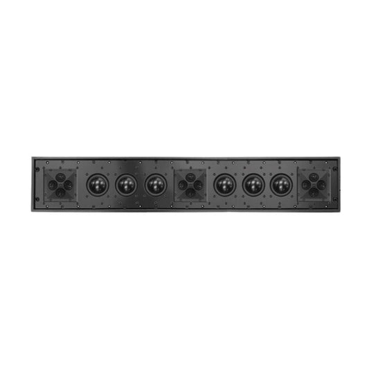 James QX-SPL3 3" Outdoor or Marine LCR High Output In-Wall Soundbar With Quad Tweeter Array, With Custom Width Options and White Grille: EACH