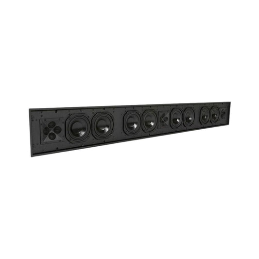 James QX-SPL5 5" LCR High Output In-Wall Soundbar, With Custom Width Options and White Grille : EACH