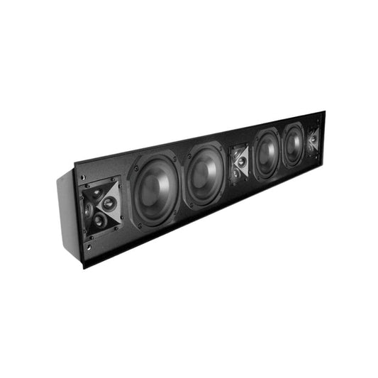 James QX-SPL5 5" LCR Marine Grade Outdoor In-Wall Soundbar, With Custom Width Options and White Grille: EACH