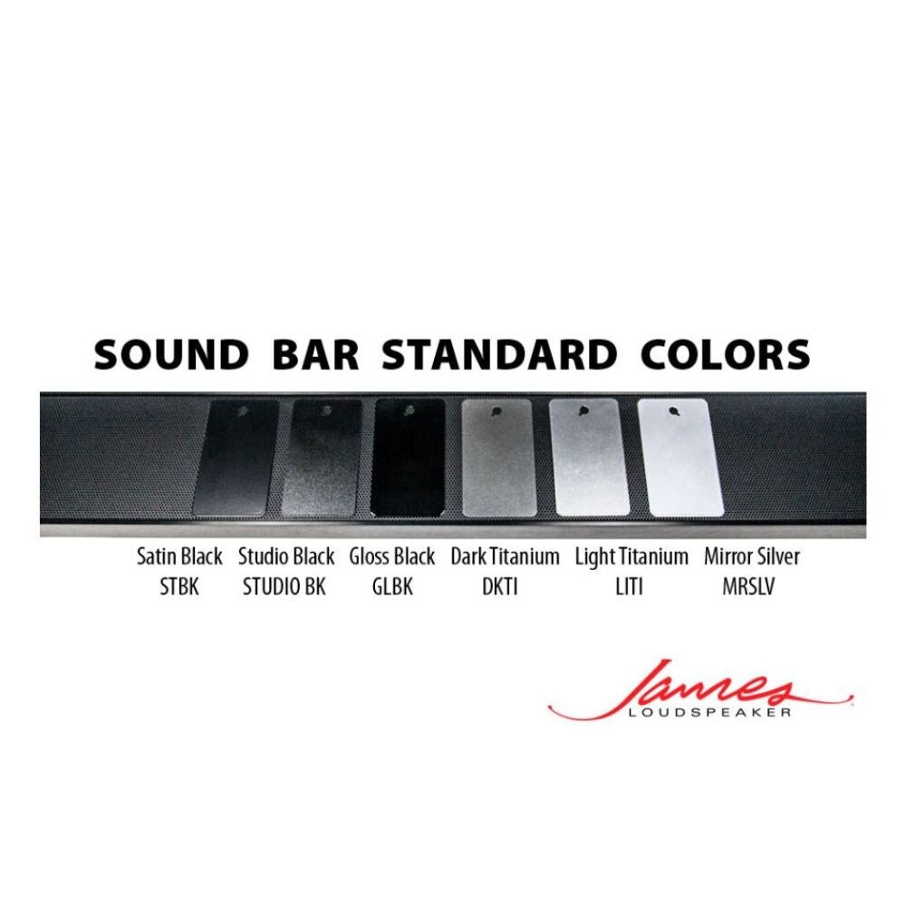 James SPL5QT-C Centre Channel Soundbar With Standard Enclosure Colours, Shape and Width Options: EACH 3