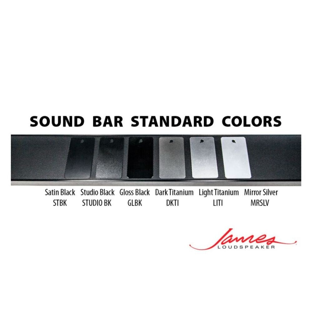 James SPL5QT-LR Stereo Soundbar With Standard Enclosure Colours, Shape and Width Options: EACH 3