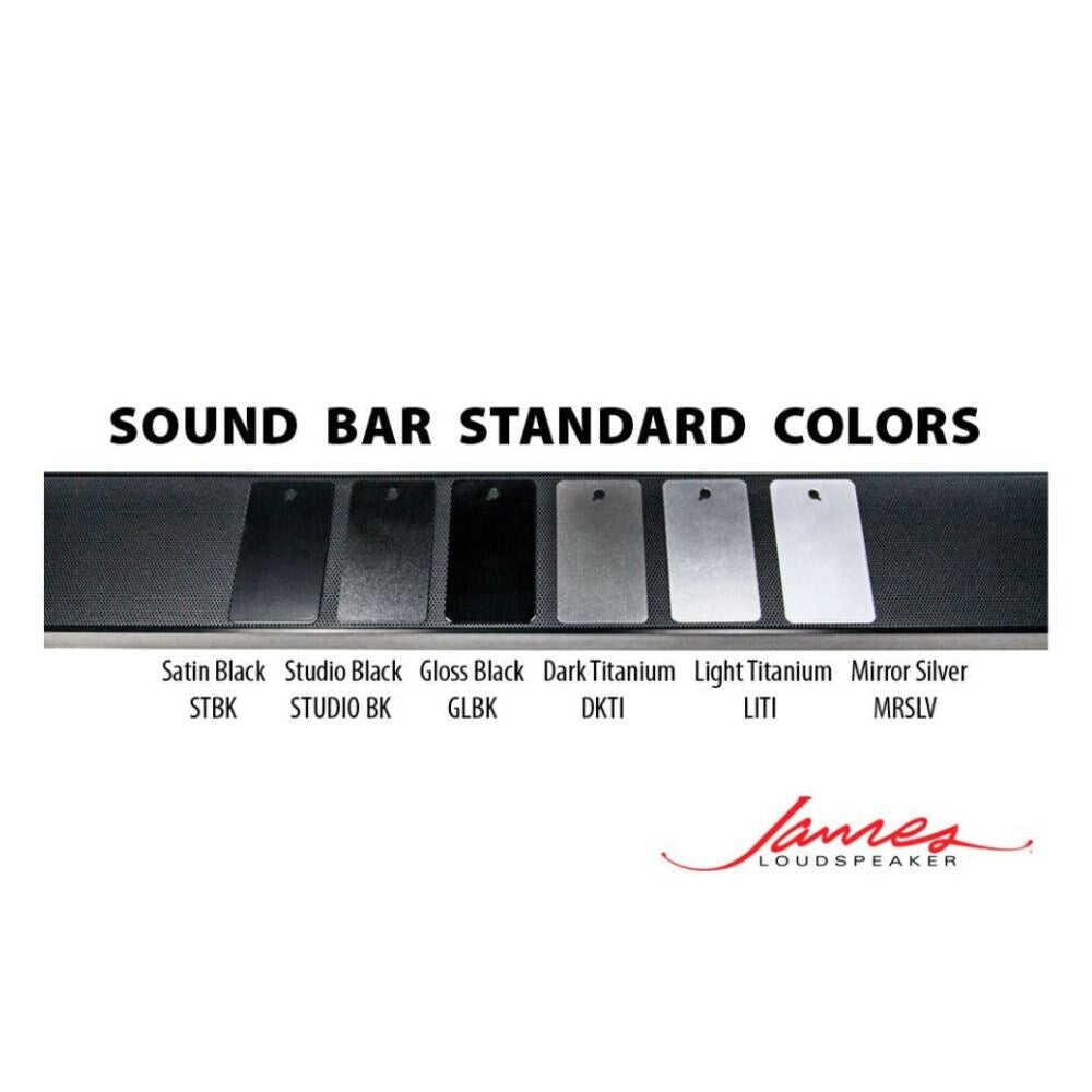 James SPL5QT-LRSUB 2.1 Channel L/R With Sub Soundbar and Standard Enclosure Colours, Shape or Width Options: EACH 3