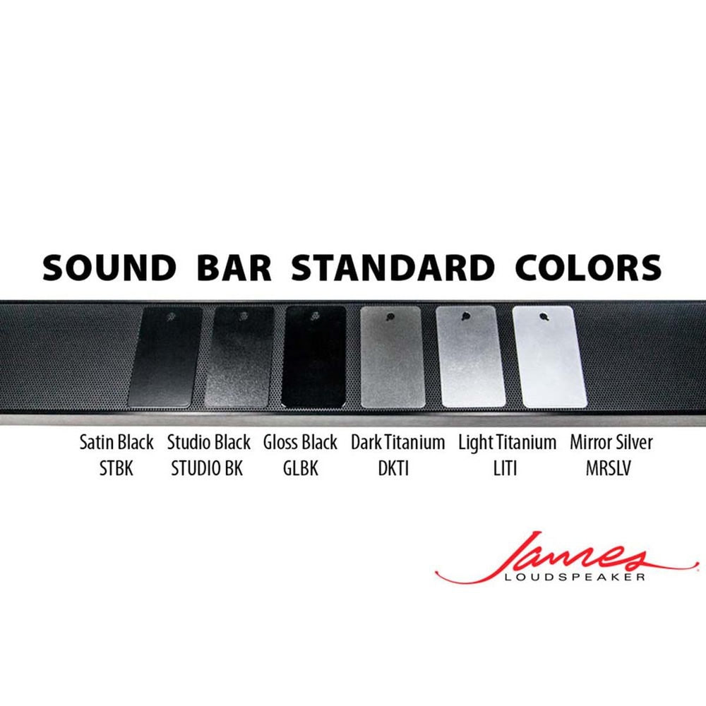 James SPL6Q BE LCR 6.5" High Output Soundbar With Enclosure, Custom Colours, Shape or Width Options: EACH 6