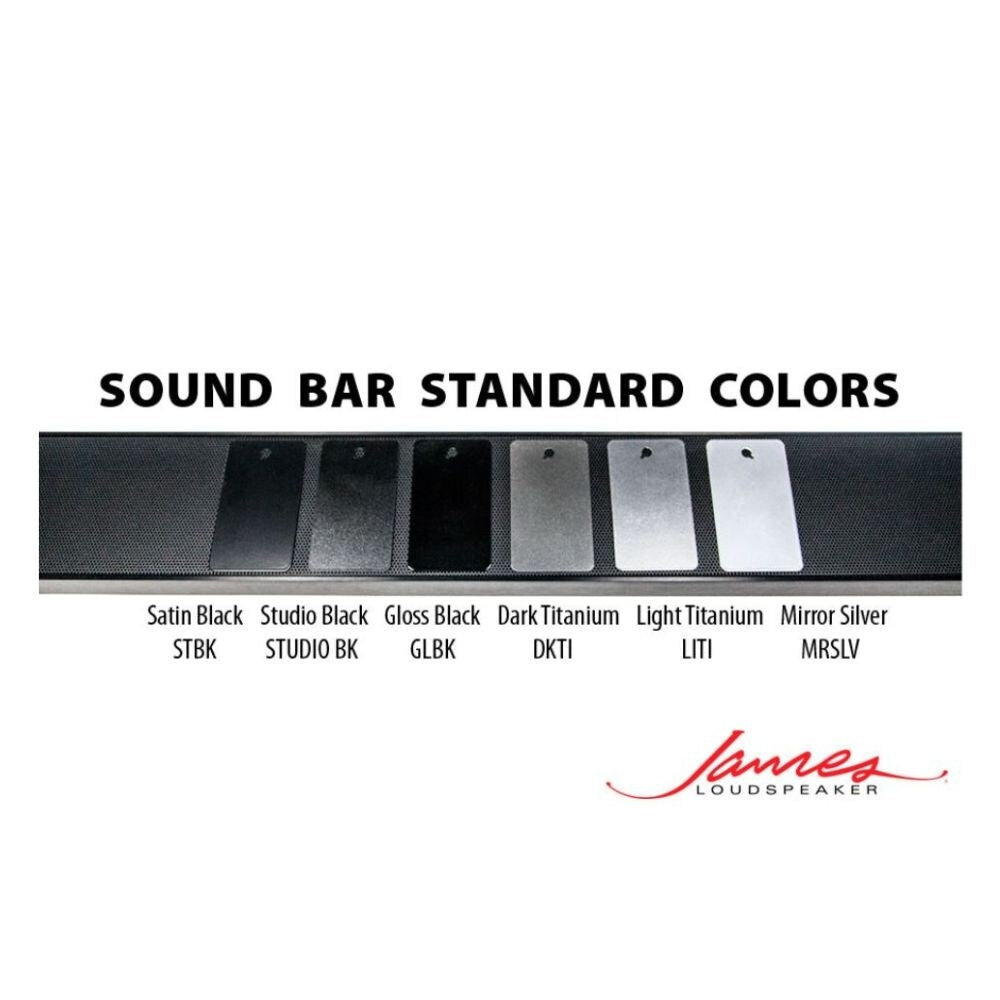 James SPL6QT-C 6.5" Centre Channel Soundbar With Standard Enclosure Colours, Shape or Width Options: EACH 2