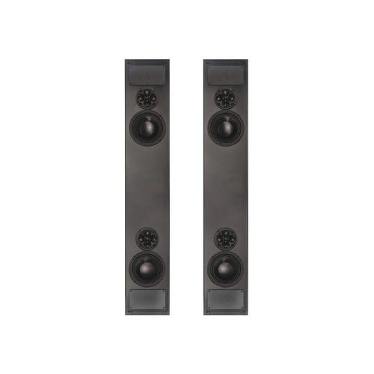 James SPL6QT-CS Centergy 6.5" Dual Monaural Left Right Soundbar With White Grille and Custom Options: PAIR