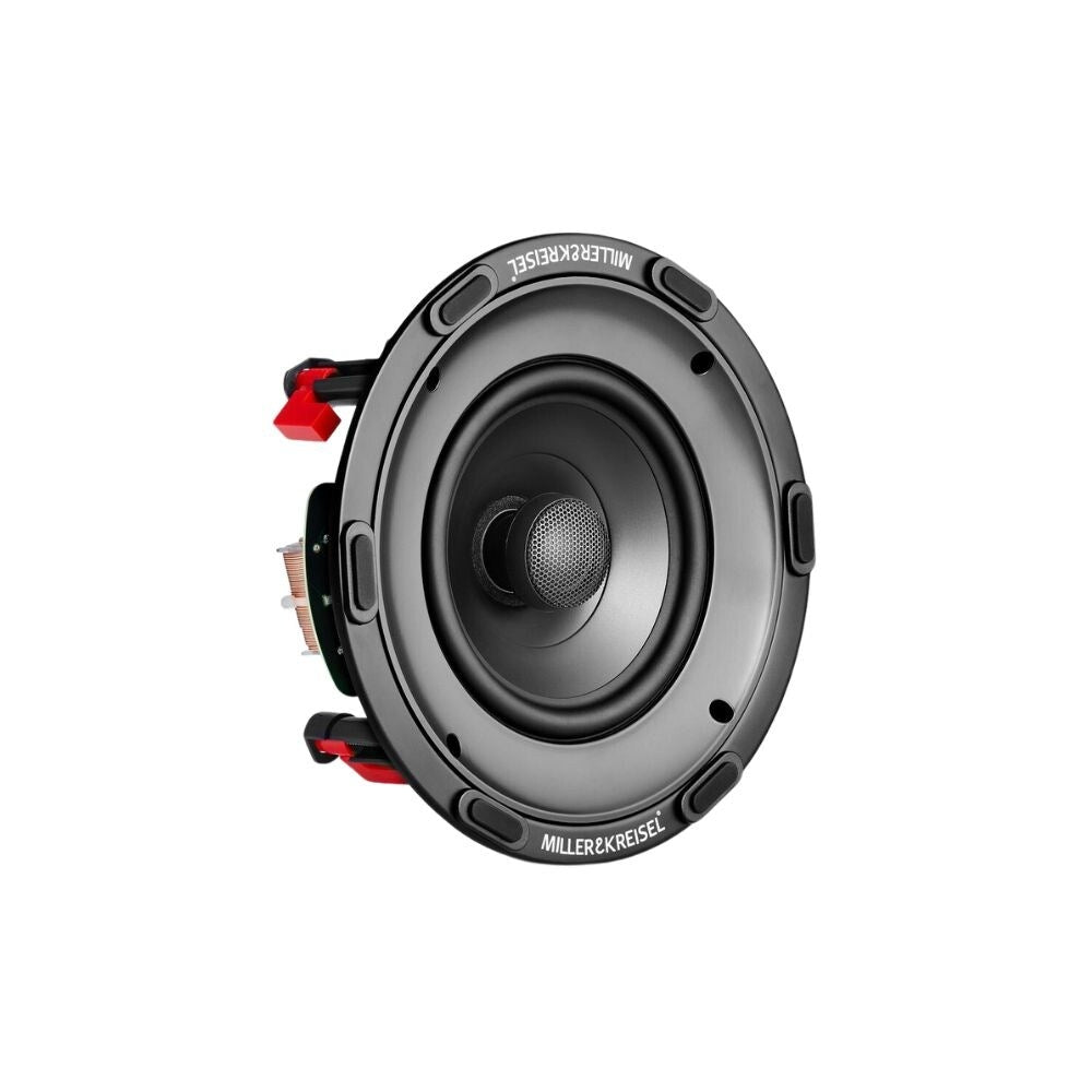 M&K Sound IC95 In Wall or In Ceiling Speakers With Swivel Tweeter and White Grille: PAIR 2
