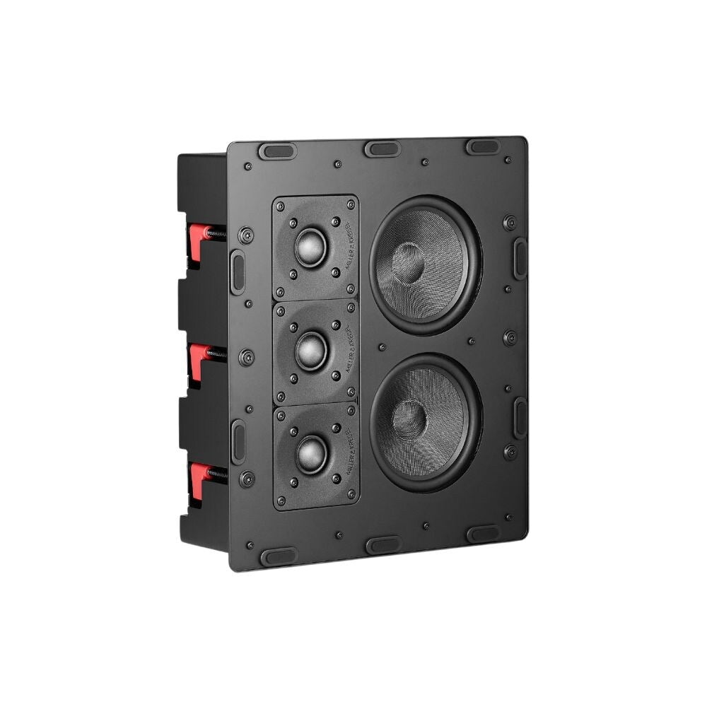 M&K Sound IW150 In Wall Speaker, Satin Black With White Grille: EACH 1