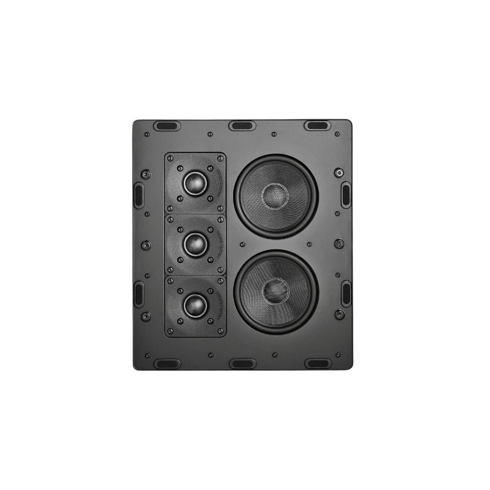 M&K Sound IW150 In Wall Speaker, Satin Black With White Grille: EACH