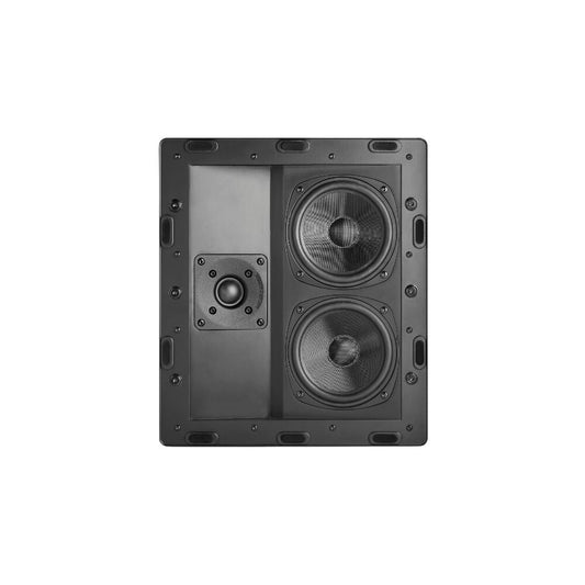 M&K Sound IW150A In Wall or In Ceiling Speaker, Satin Black With White Grille: EACH