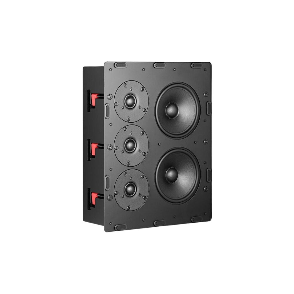 M&K Sound IW300 In Wall Speaker, Black With White Grille: EACH 1