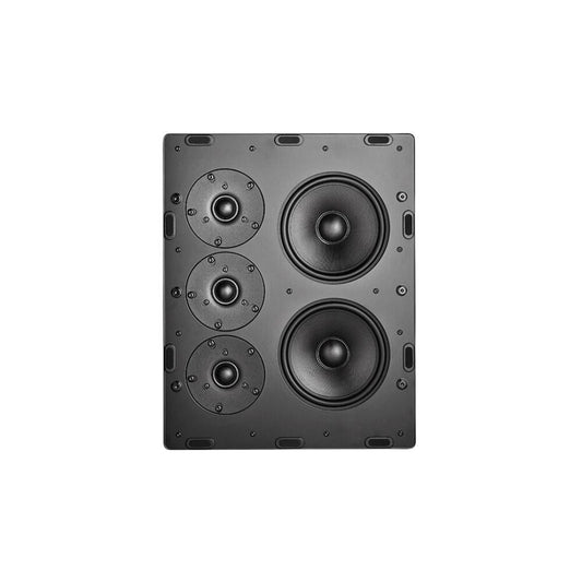 M&K Sound IW300 In Wall Speaker, Black With White Grille: EACH