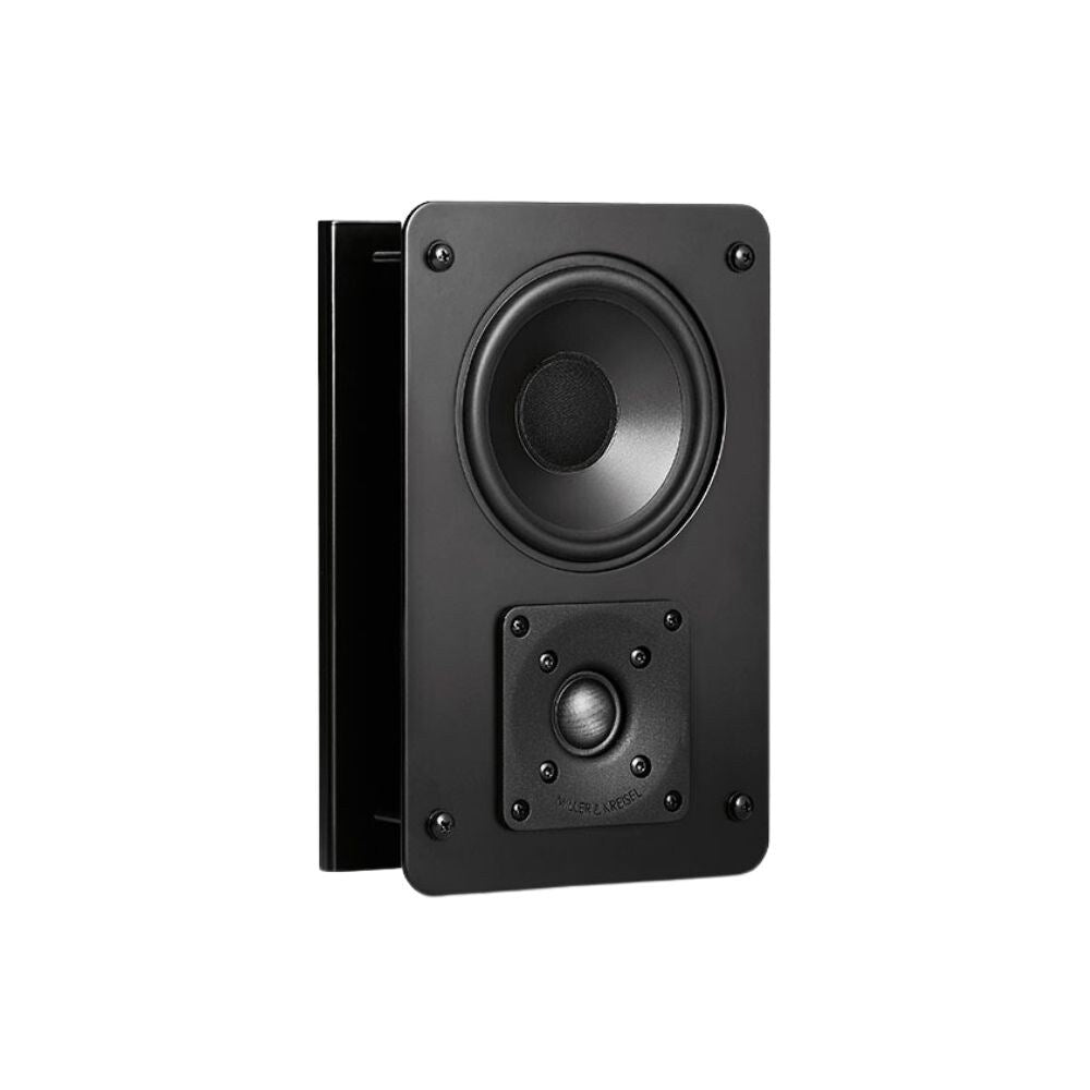 M&K Sound IW85 In Wall or In Ceiling Speaker, Black With White Grille: EACH 1