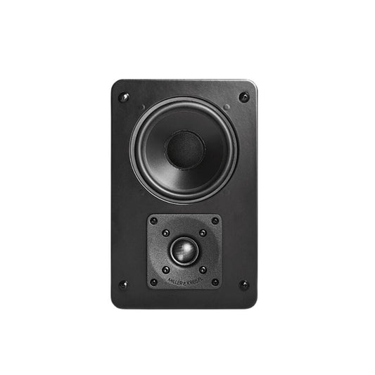 M&K Sound IW85 In Wall or In Ceiling Speaker, Black With White Grille: EACH