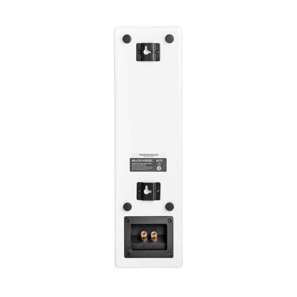 M&K Sound M70 Ultra Slim Low Profile On Wall Speakers, Satin Black or White: EACH 5