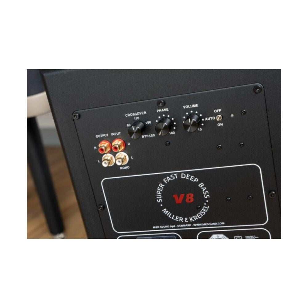 M&K Sound Movie5.1 Surround Sound Set Comprising Three K50 For LCR, Two K40T and One V8, Black: SET 7