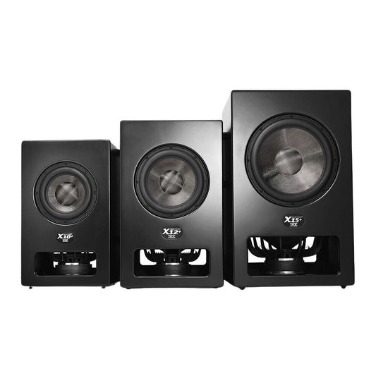 M&K Sound's X+ High Performance, Dual Driver Active Subwoofers, Black: EACH