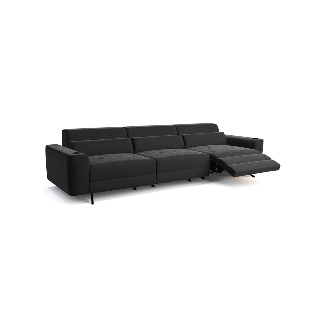 Moovia Alpha Essentials 2 or 4 Seat Cinema Sofa with Middle Arm in Dekoma Sorono Velvet 13