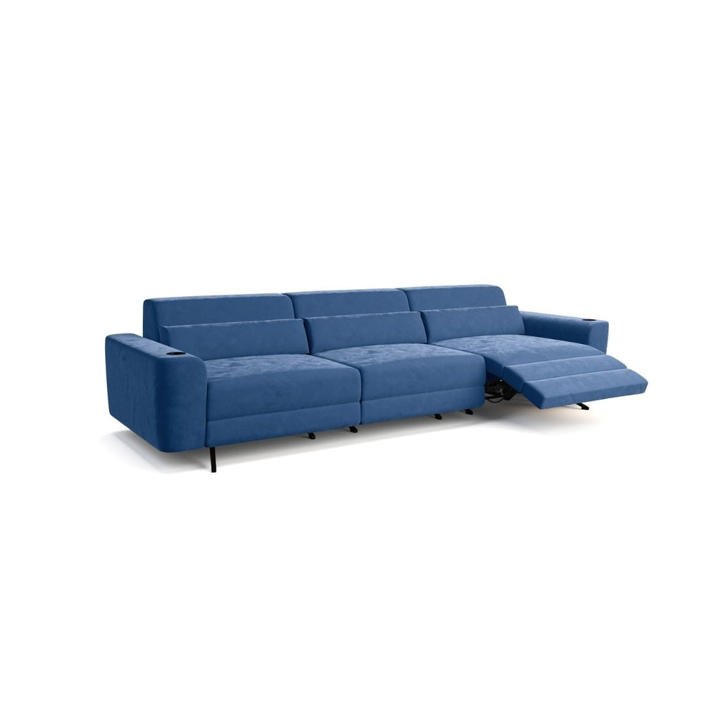 Moovia Alpha Essentials 2 or 4 Seat Cinema Sofa with Middle Arm in Dekoma Sorono Velvet 18