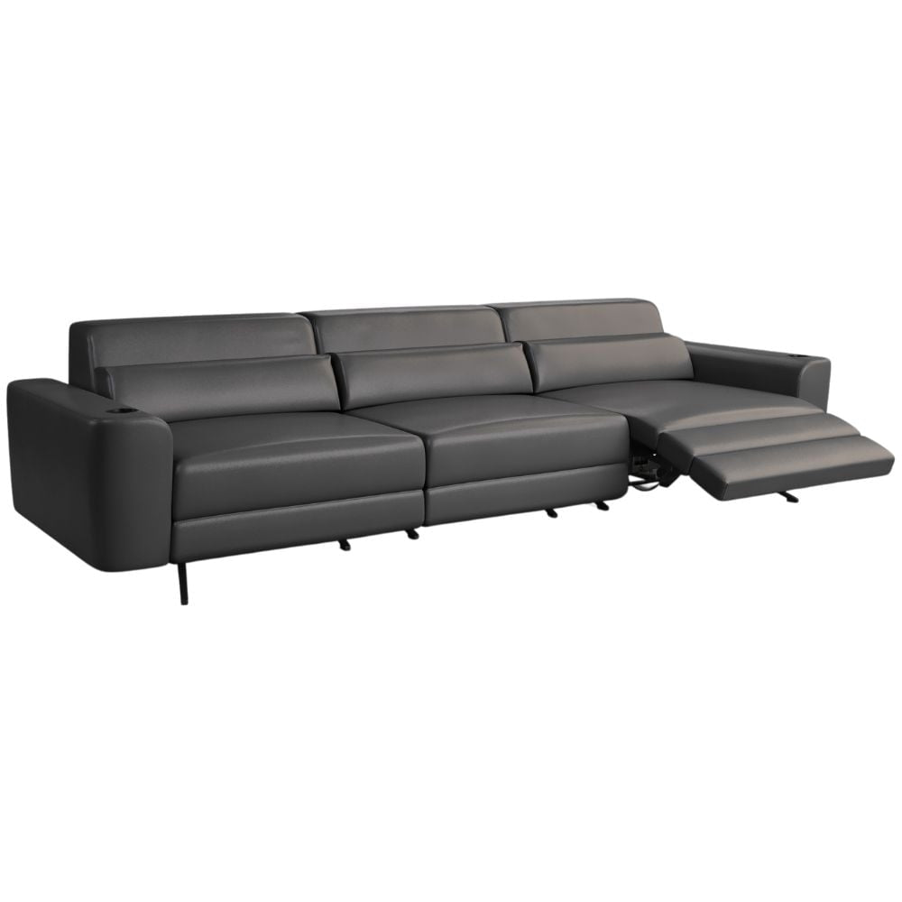 Moovia Alpha Essentials 2 or 4 Seat Cinema Sofa with Middle Arm in Dekoma Sorono Velvet 25