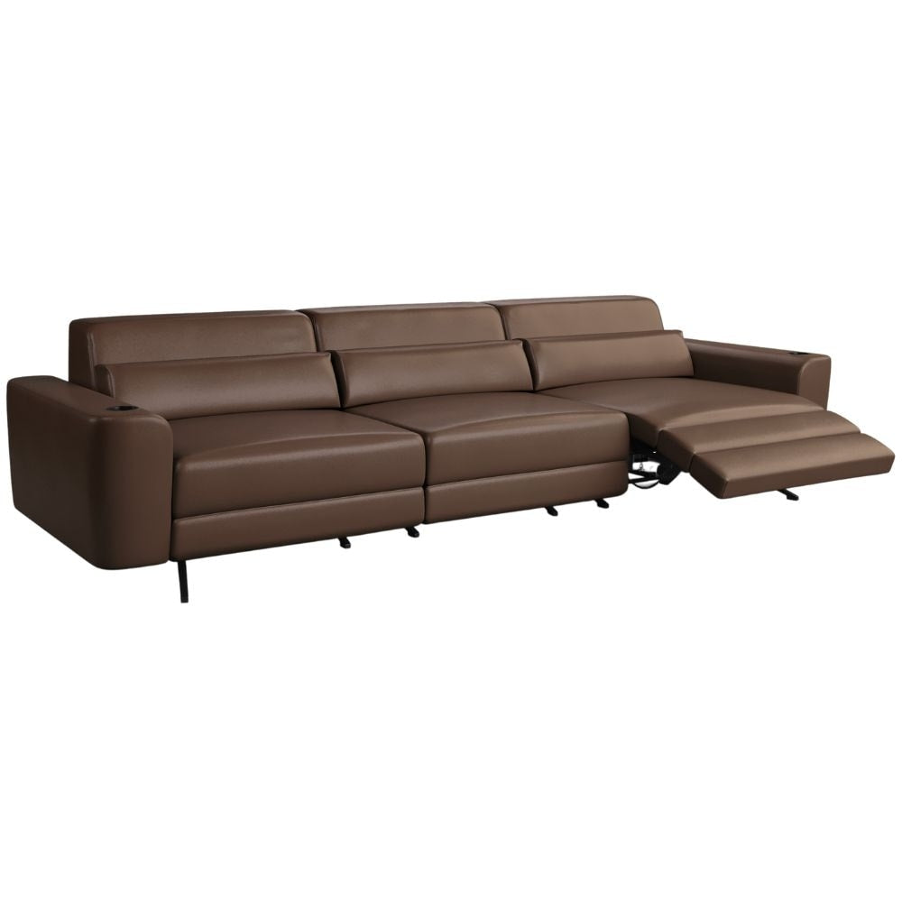 Moovia Alpha Essentials 2 or 4 Seat Cinema Sofa with Middle Arm in Dekoma Sorono Velvet 33