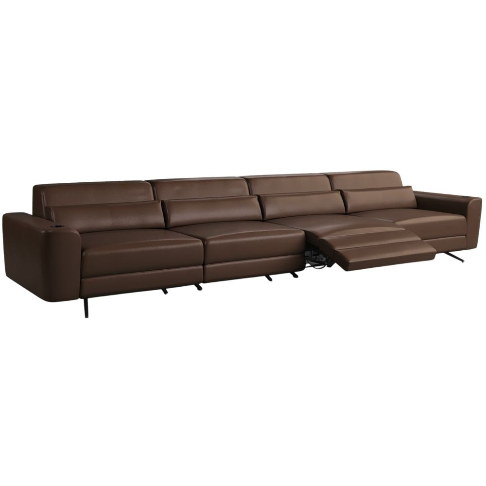 Moovia Alpha Essentials 2 or 4 Seat Cinema Sofa with Middle Arm in Dekoma Sorono Velvet 32