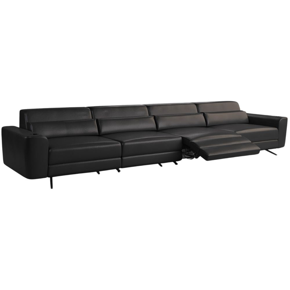 Moovia Alpha Essentials 2 or 4 Seat Cinema Sofa with Middle Arm in Dekoma Sorono Velvet 39