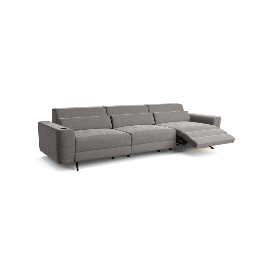 Moovia Alpha Essentials 2 or 4 Seat Cinema Sofa with Middle Arm in Dekoma Sorono Velvet 49