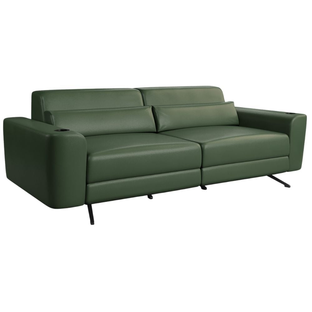 Moovia Alpha Essentials 2 or 4 Seat Cinema Sofa with Middle Arm in Dekoma Sorono Velvet 50