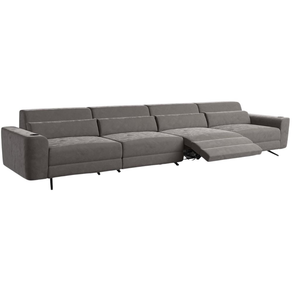Moovia Alpha Essentials Double, Triple or 4 Seat Cinema Sofa in Madras Leather 18