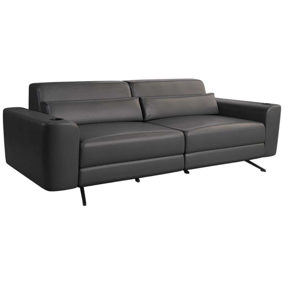 Moovia Alpha Essentials Double, Triple or 4 Seat Cinema Sofa in Madras Leather 19