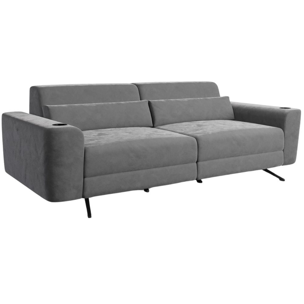 Moovia Alpha Essentials Double, Triple or 4 Seat Cinema Sofa in Madras Leather 25
