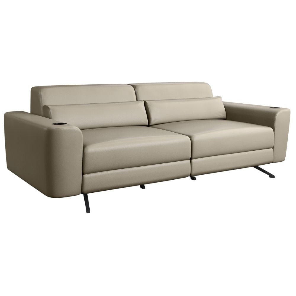 Moovia Alpha Essentials Single, Double, Triple Seat Cinema Sofa in Dekoma Sorono Velvet 5