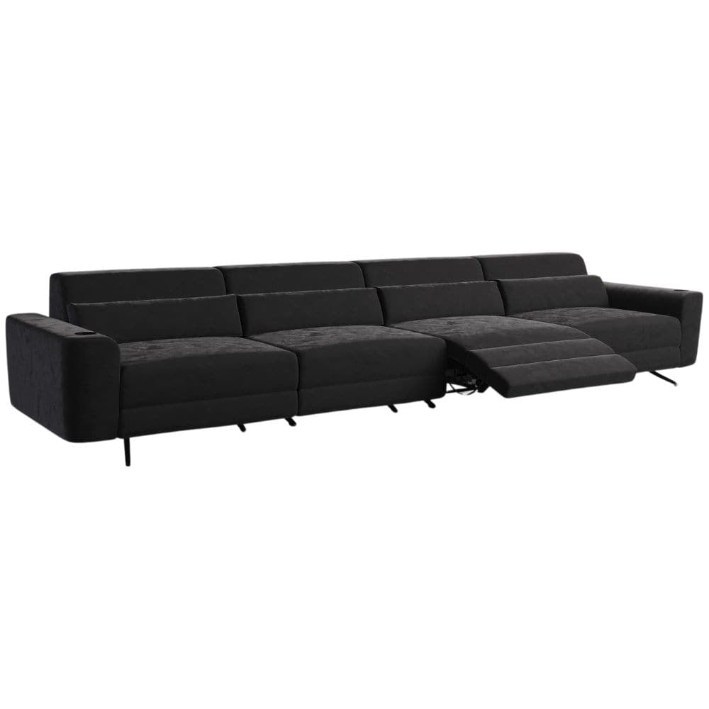 Moovia Alpha Essentials Single, Double, Triple Seat Cinema Sofa in Dekoma Sorono Velvet 11