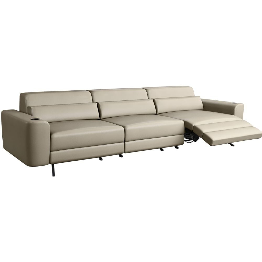Moovia Alpha Essentials 2 or 4 Seat Cinema Sofa with Middle Arm in Dekoma Sorono Velvet