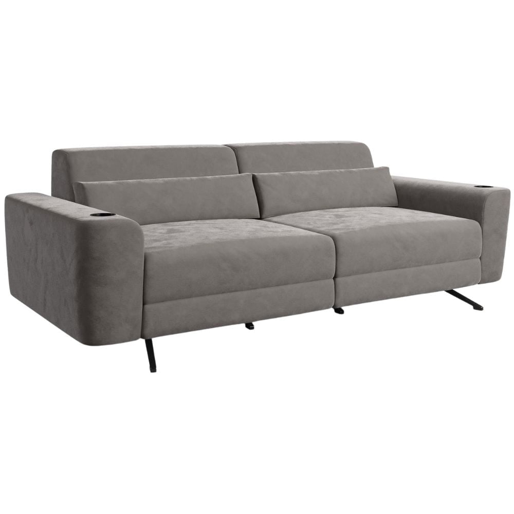 Moovia Alpha Essentials Single, Double, Triple Seat Cinema Sofa in Dekoma Sorono Velvet 17