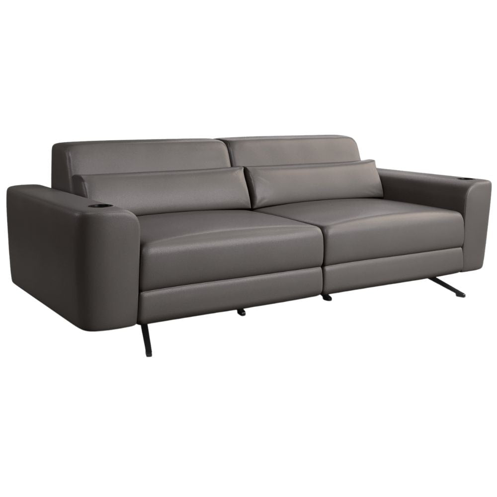 Moovia Alpha Essentials Single, Double, Triple Seat Cinema Sofa in Dekoma Sorono Velvet 35