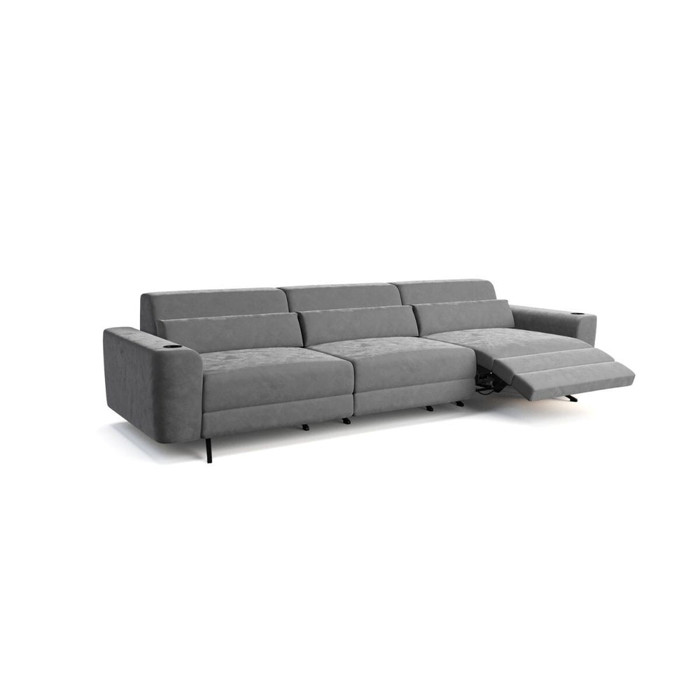 Moovia Alpha Essentials Single, Double, Triple Seat Cinema Sofa in Dekoma Sorono Velvet 28