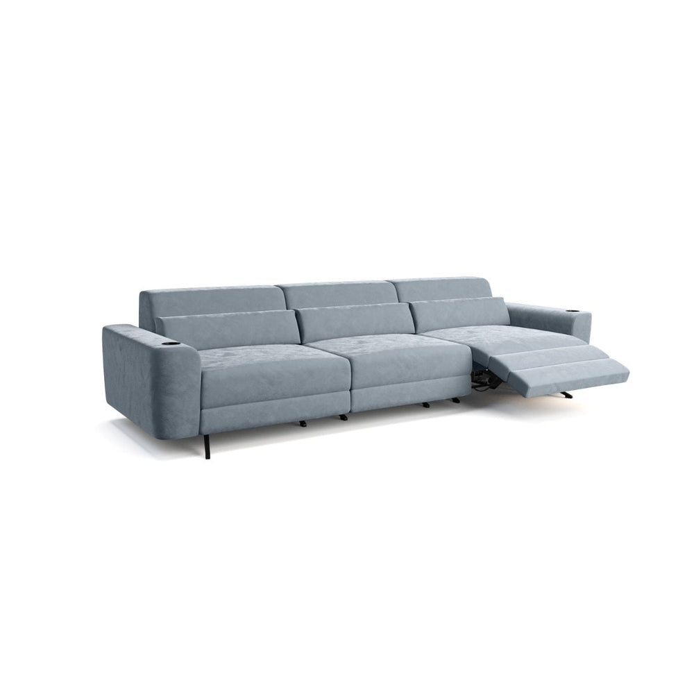 Moovia Alpha Essentials Single, Double, Triple Seat Cinema Sofa in Dekoma Sorono Velvet 31