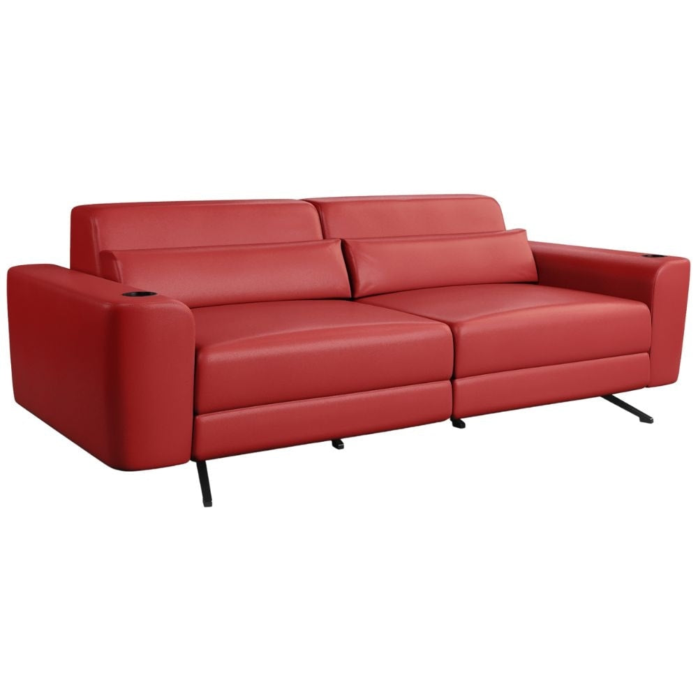 Moovia Alpha Essentials Single, Double, Triple Seat Cinema Sofa in Dekoma Sorono Velvet 44