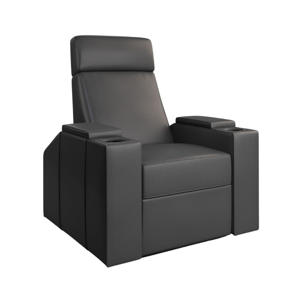 Moovia Berlin Essentials 2 or 4 Seat Cinema Chair with Love Seat in Dekoma Sorono Velvet 62
