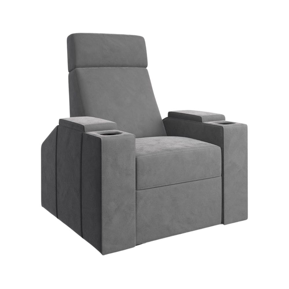 Moovia Berlin Essentials Single, Double, Triple or 4 Seat Cinema Chair in Dekoma Sorono Velvet 51
