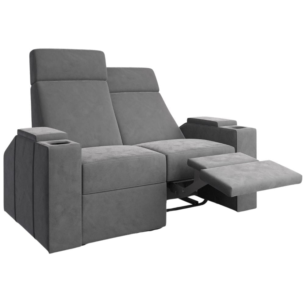 Moovia Berlin Essentials Single, Double, Triple or 4 Seat Cinema Chair in Dekoma Sorono Velvet 54