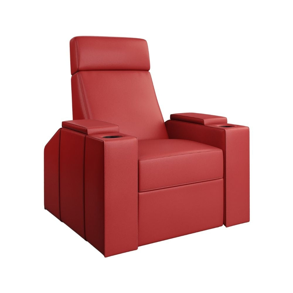 Moovia Berlin Essentials Single, Double, Triple or 4 Seat Cinema Chair in Madras Leather