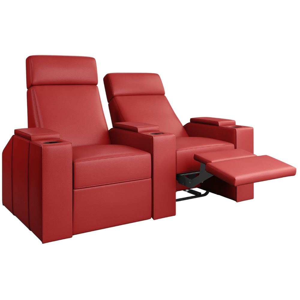 Moovia Berlin Essentials Single, Double, Triple or 4 Seat Cinema Chair in Dekoma Sorono Velvet 83