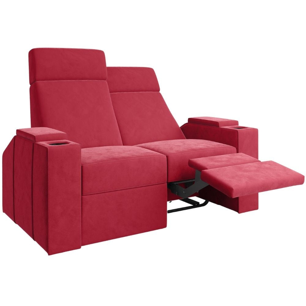 Moovia Berlin Essentials Single, Double, Triple or 4 Seat Cinema Chair in Dekoma Sorono Velvet 86