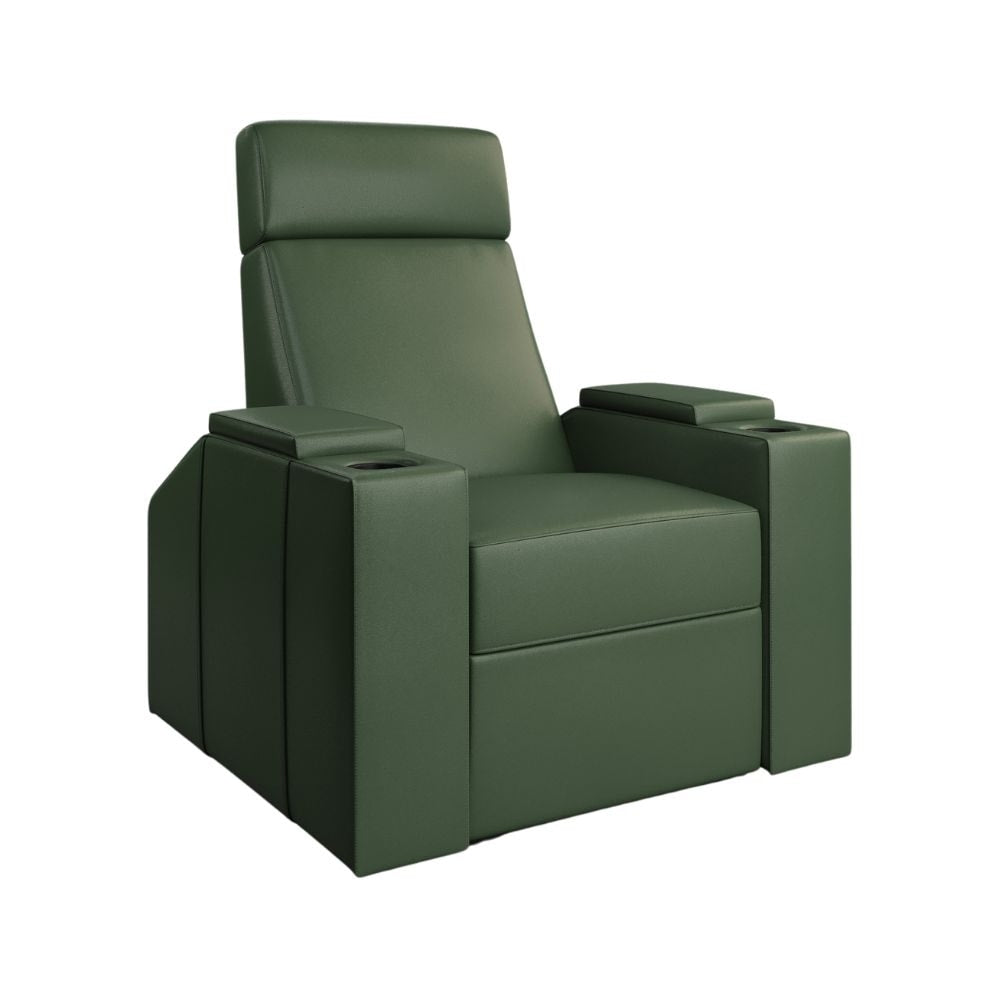Moovia Berlin Essentials Single, Double, Triple or 4 Seat Cinema Chair in Madras Leather